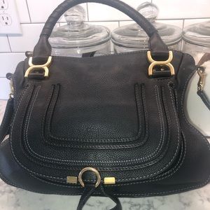 Chloe Medium Marcie leather purse.